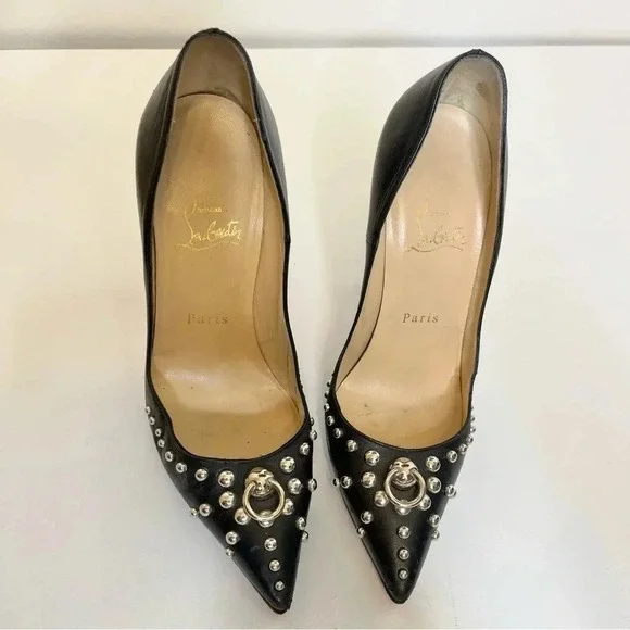 Christian Louboutin So Kate black door knock heels size 37 - Picture 3 of 14